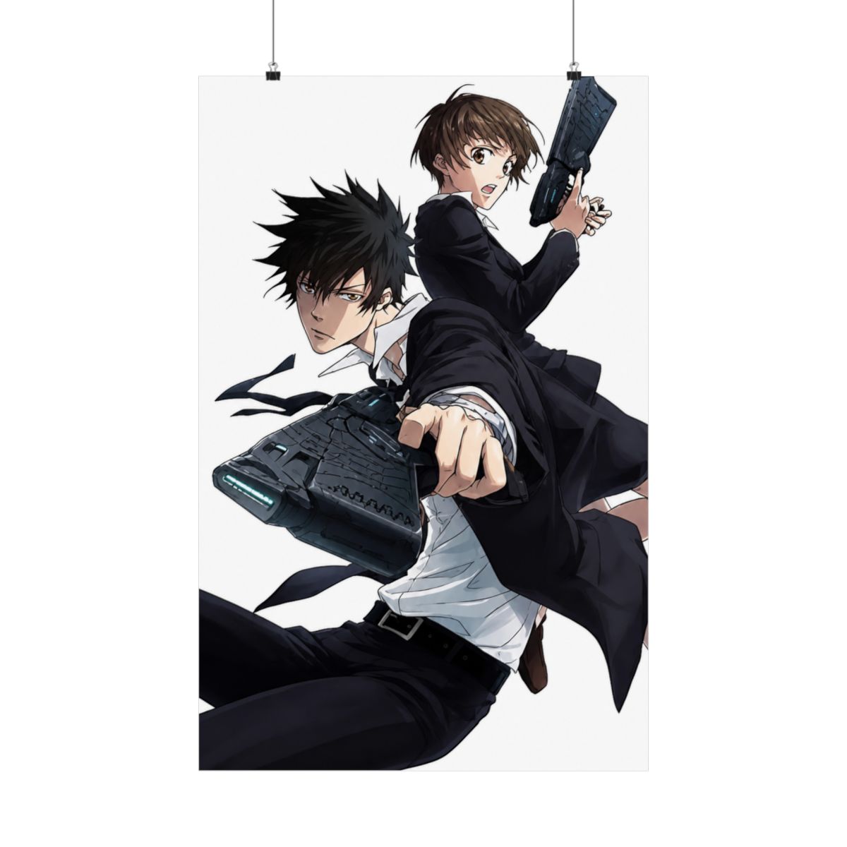 Psycho Pass Anime Fabric Wall Scroll Poster (16x23) Inches. [WP]-Psycho-1 | Psycho-Pass - alternate angle 1, merchandise